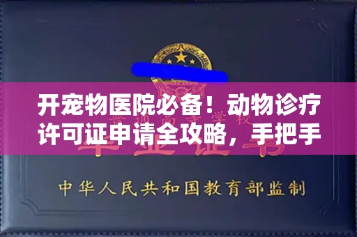 广州开宠物医院必备!动物诊疗许可证申请全攻略,手把手教你过审
